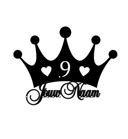 Birthday Girl Kroon Caketopper