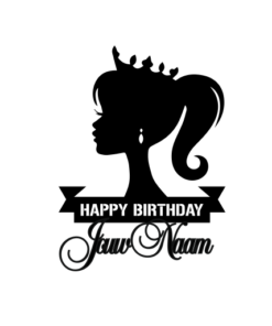 Birthday Girl Prinses Caketopper