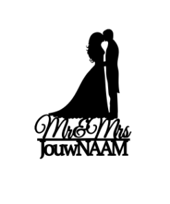 Wedding Bruidskoppel Caketopper