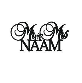 Wedding Mr&Mrs Caketopper