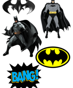 Eetbare print Batman 3D