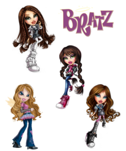 Eetbare print Bratz 3D