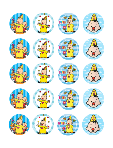 Eetbare print Bumba Cupcakes Mini
