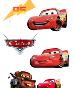 Eetbare print Cars 3D