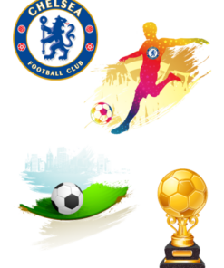 Eetbare print Chelsea 3D