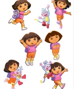 Eetbare print Dora the Explorer 3D