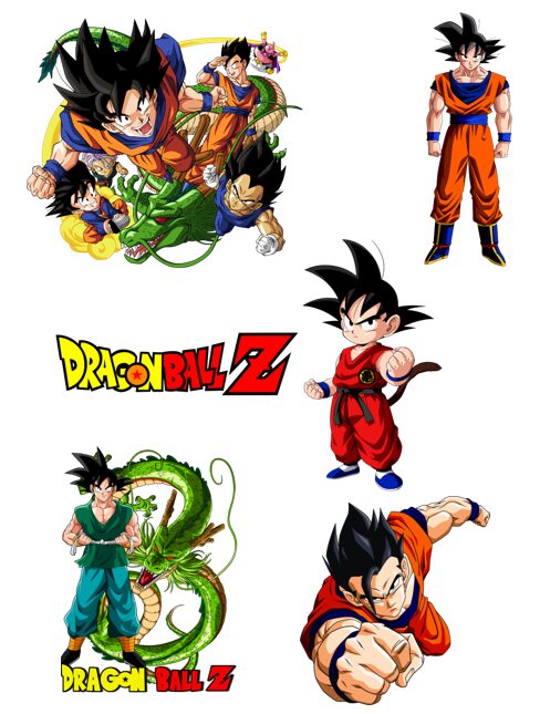 Eetbare print Dragonball Z 3D