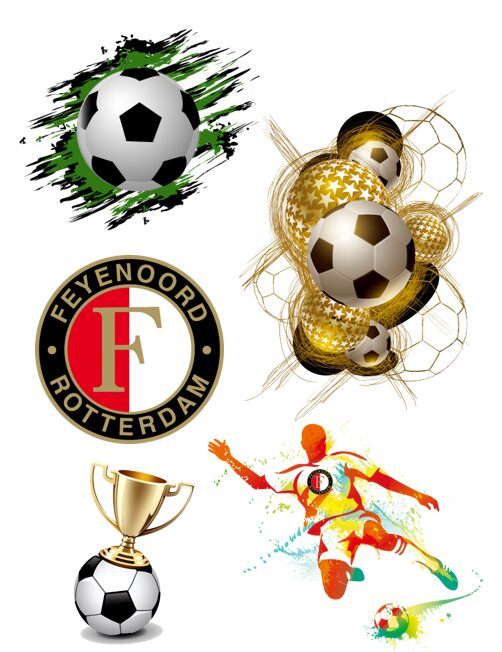 Eetbare print Feyenoord 3D