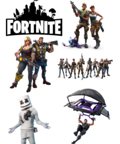 Eetbare print Fortnite 3D