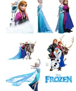 Eetbare print Frozen 3D
