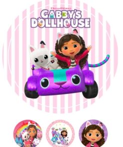 Eetbare print Gabby Dollhouse 20cm