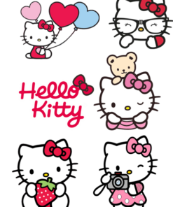 Eetbare print Hello Kitty 3D