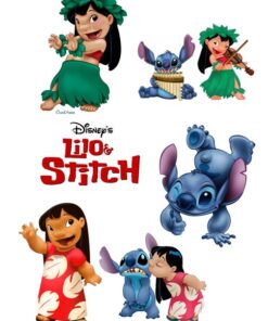 Eetbare print LiloStitch 3D