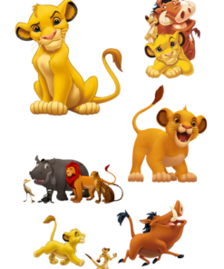 Eetbare print Lion King 3D