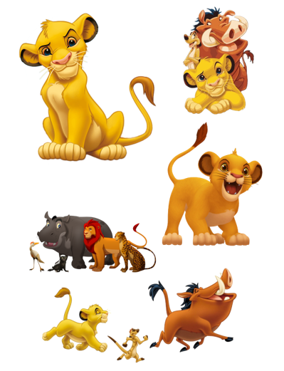 Eetbare print Lion King 3D