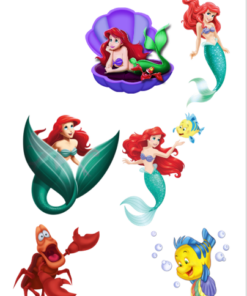 Eetbare print Little Mermaid 3D