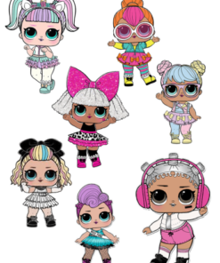 Eetbare print Lol Suprise 3D