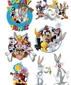 Eetbare print Looney Tunes 3D