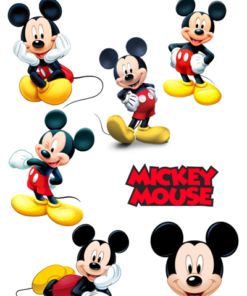Eetbare print Mickey Mouse 3D