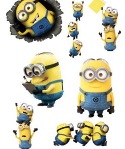 Eetbare print Minions 3D