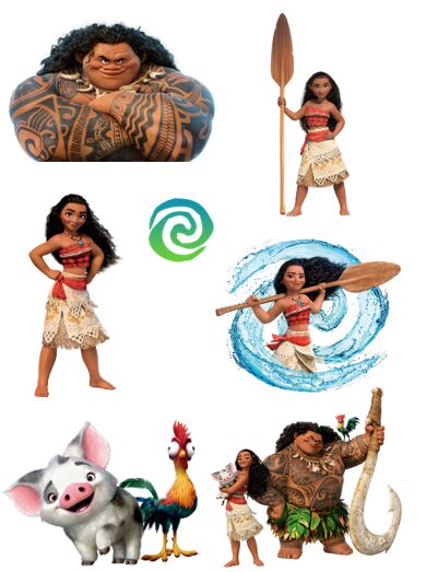 Eetbare print Moana 3D