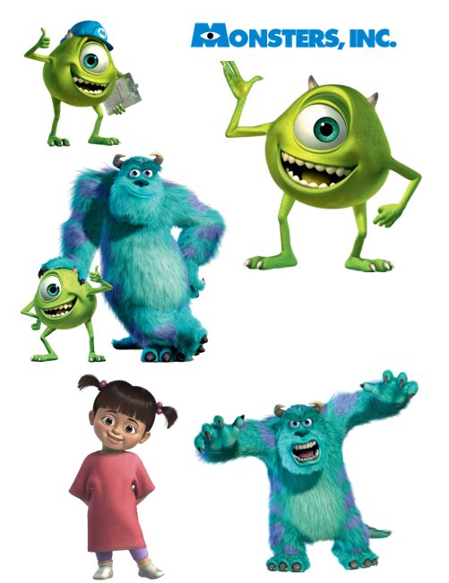 Eetbare print Monster inc 3D