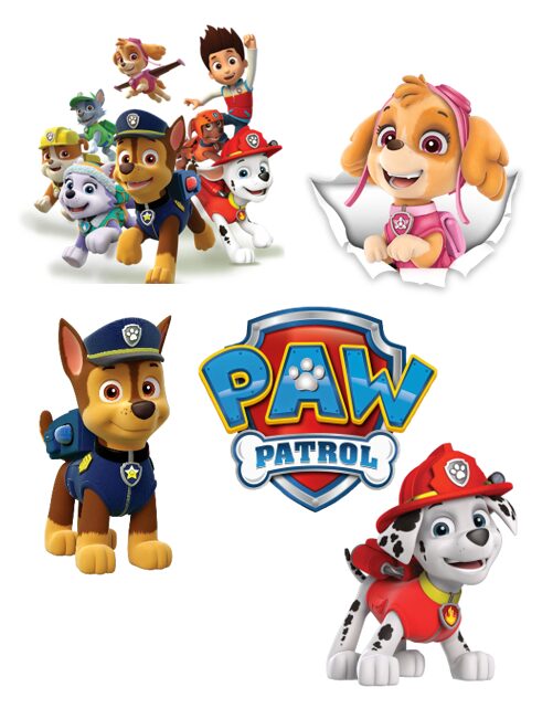 Eetbare print Paw Patrol 3D