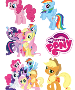 Eetbare print My Little Pony 3D