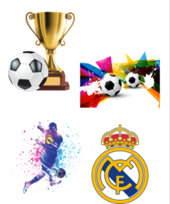 Eetbare print Real Madrid 3D