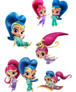 Eetbare print Shimmer&Shine 3D