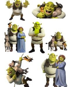 Eetbare print Shrek 3D