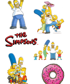 Eetbare print Simpsons 3D