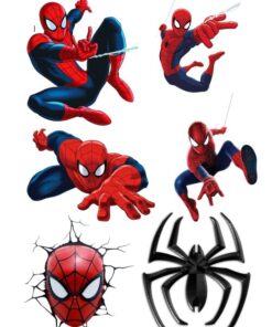 Eetbare print Spiderman 3D