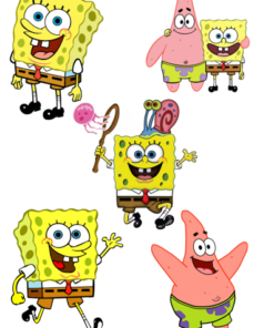 Eetbare print Spongebob 3D