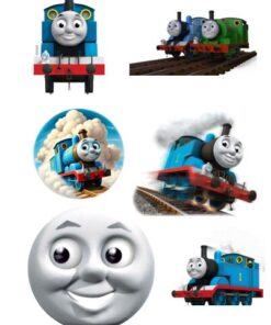 Eetbare print Thomas de Trein 3D