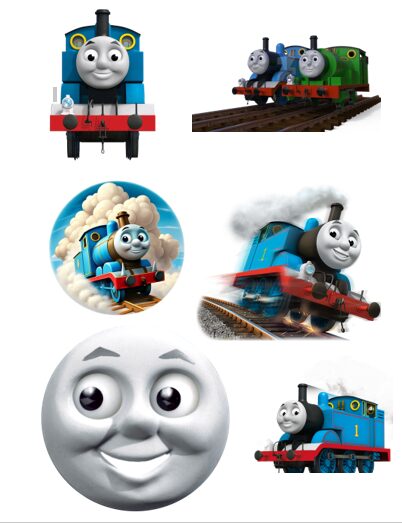 Eetbare print Thomas de Trein 3D