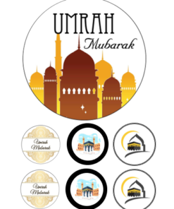 Eetbare print Umrah Thema 15cm