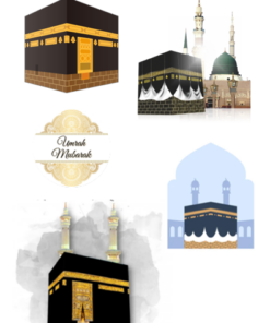 Eetbare print Umrah Thema 3D