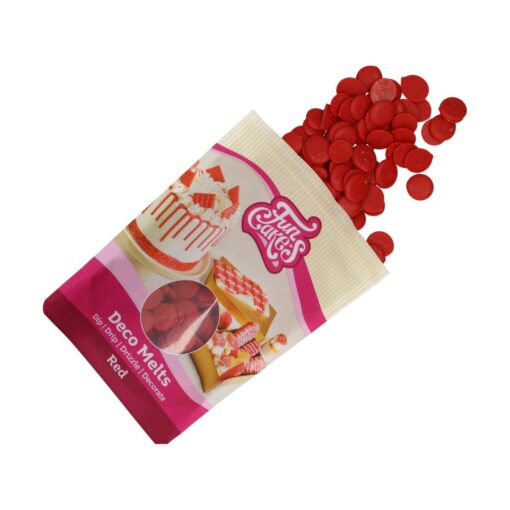 FunCakes Deco Melts -Rood- 250g - Afbeelding 2