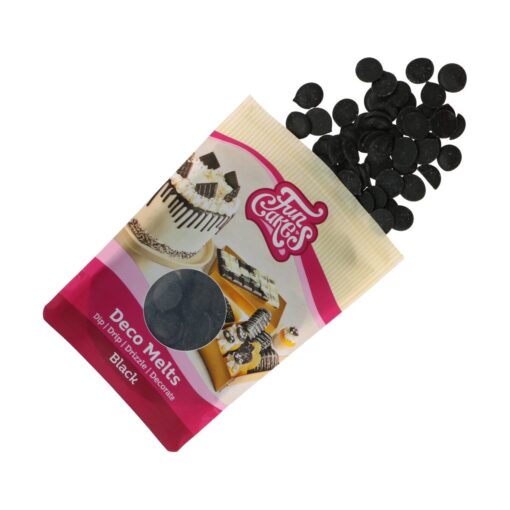 FunCakes Deco Melts -Black- 250g - Afbeelding 3