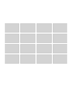 Eetbare print rechthoek A4 formaat met 16 stuks (ca. 3 bij 5cm)