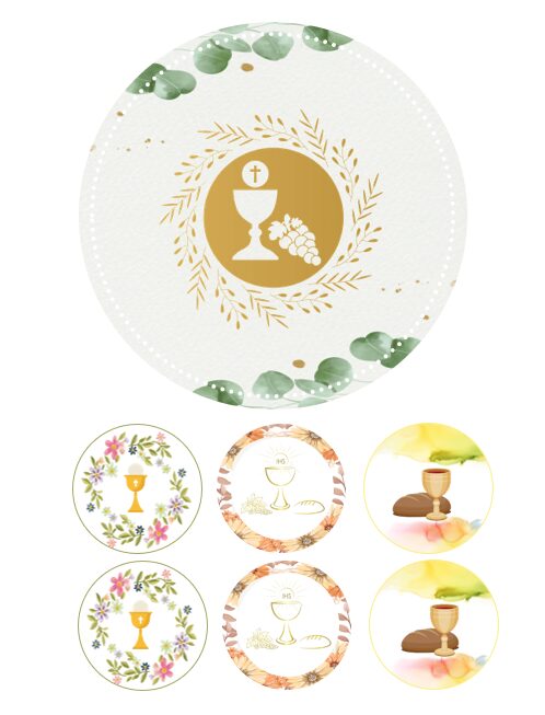 Eetbare print Communie 15cm