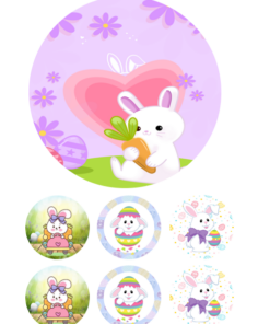 Eetbare print Easter 15cm