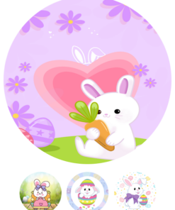 Eetbare print Easter 20cm