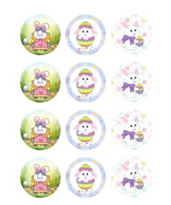 Eetbare print Easter Cupcakes