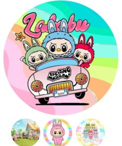 Eetbare print Labubu 20cm