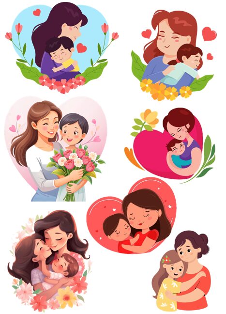 Eetbare print Moederdag 3D