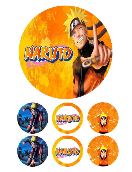 Eetbare print Naruto 15cm