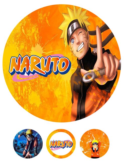 Eetbare print Naruto 20cm