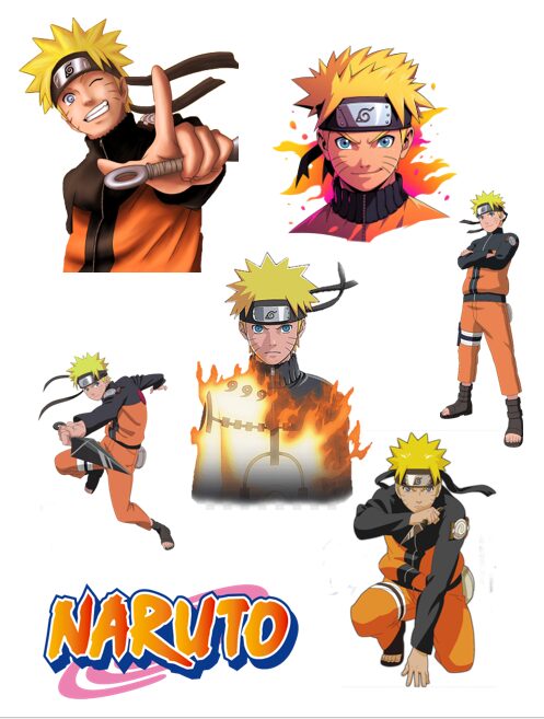 Eetbare print Naruto 3D